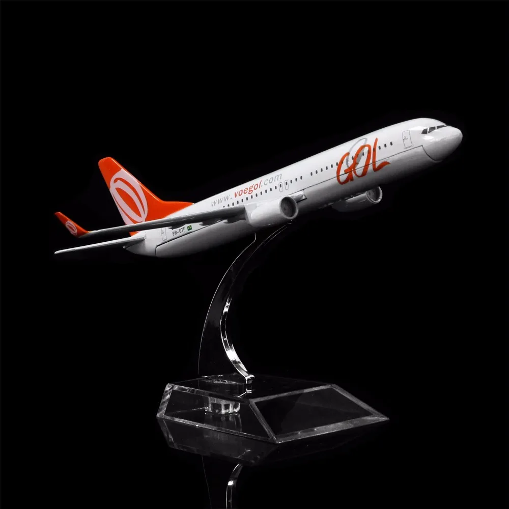 1:400 16 см бразильские GOL Airlines Boeing 737 металлическая модель самолета офисное