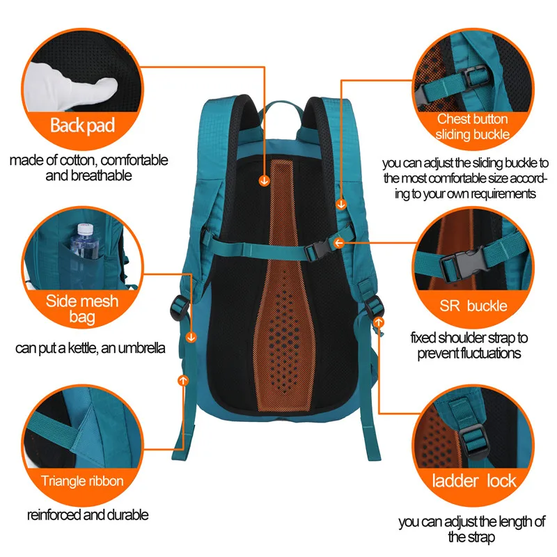 NEVO RHINO 25L водонепроницаемый мужской рюкзак унисекс дорожная сумка походный открытый альпинистский походный рюкзак для мужчин