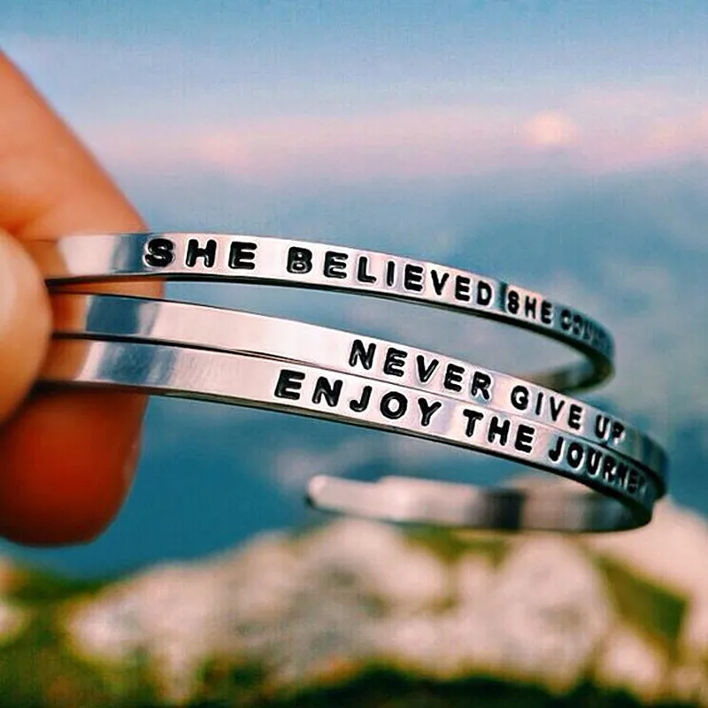 1 шт. серебряные ювелирные изделия Somsoar из нержавеющей стали C образной