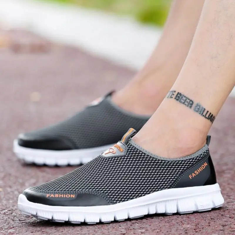 LUISVUIS Лето Для мужчин повседневная обувь дышащая мягкая подошва кроссовки на