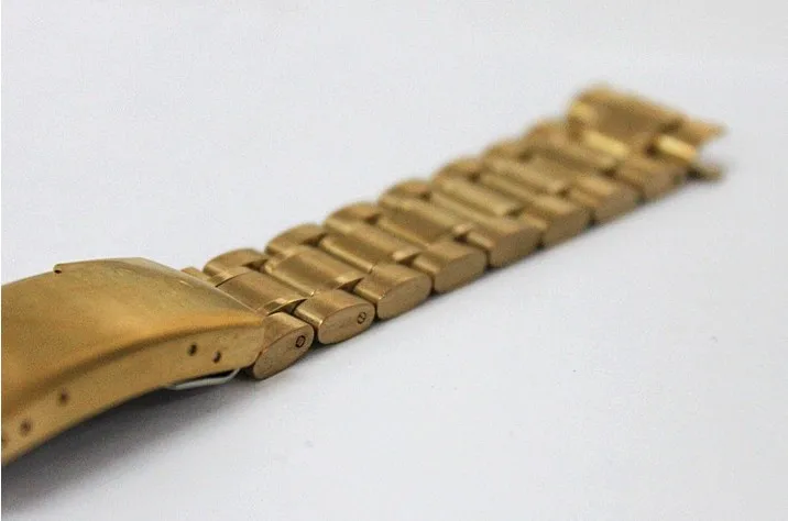 1 шт. высококачественный ремешок для часов 18 мм однотонный из нержавеющей стали