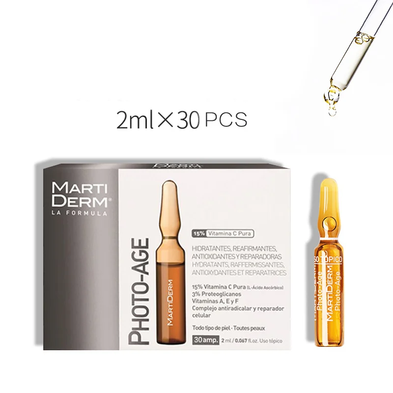 PHO AGE 2ml X 30PCS Martiderm Photo Age Platinum протеогликан ампулы Увлажняющий Укрепляющий антиоксидантный Восстанавливающий сыворотка 30x2 мл - Вес нетто: PHO AGE 2ml X 30PCS