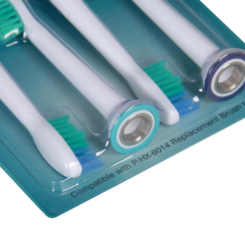 NewView Replacement Electric Toothbrush Heads For Philips Sonicare Tooth Brush 4pcs Hygiene Care Clean P-HX-6014 | Бытовая техника