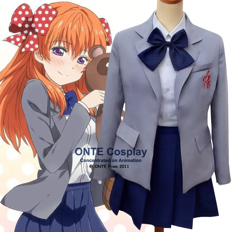 Аниме Gekkan Shoujo Nozaki Kun маскарадные костюмы Chiyo Sakura женские Необычные Вечерние