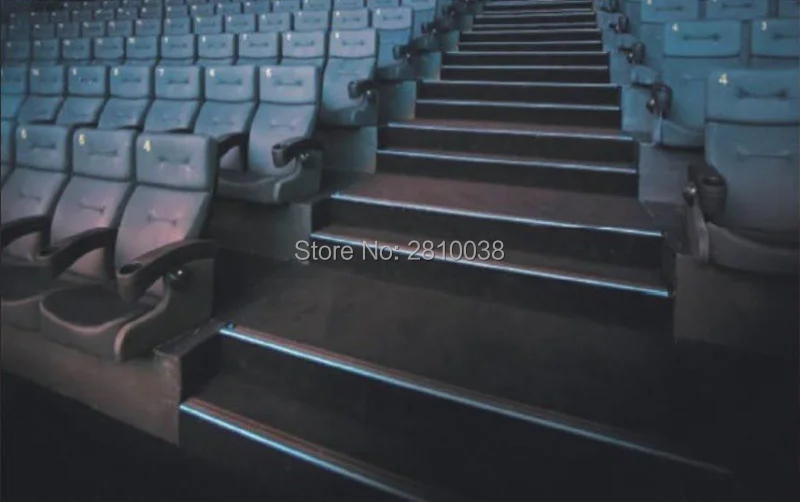 10 компл./лот анодированный светодиодный алюминиевый профиль AL6063