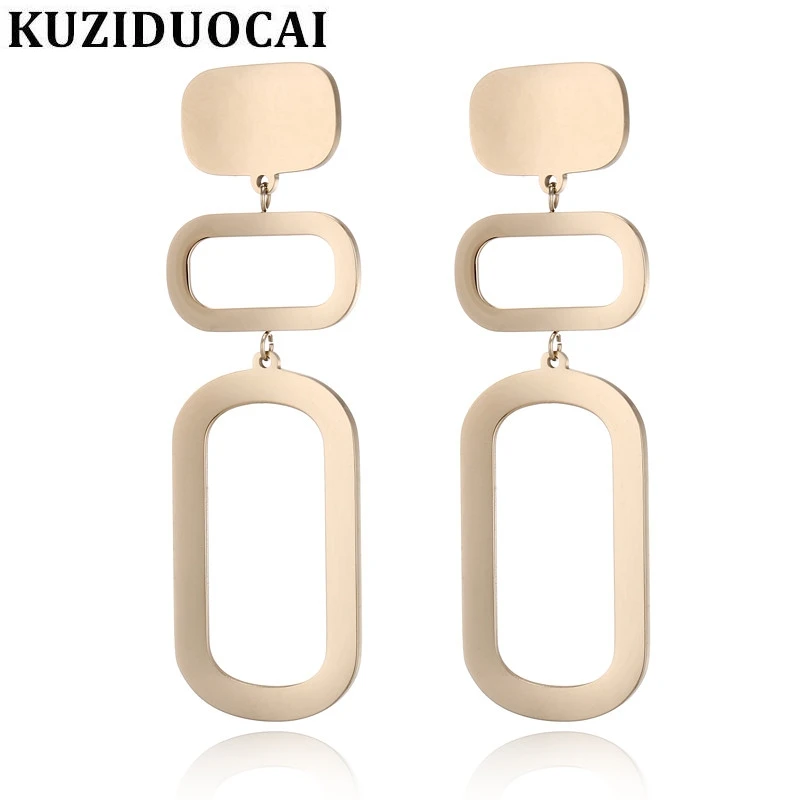Kuziduocai новые модные ювелирные изделия из титана нержавеющая сталь сшивание
