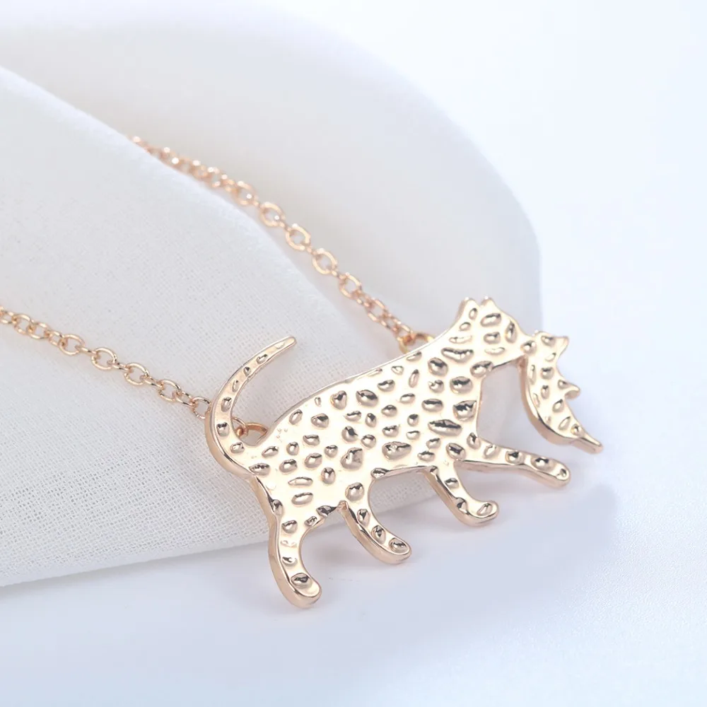 Ожерелье женское посеребренное с подвеской Кот мышь|game of|silver platedbijoux femme |
