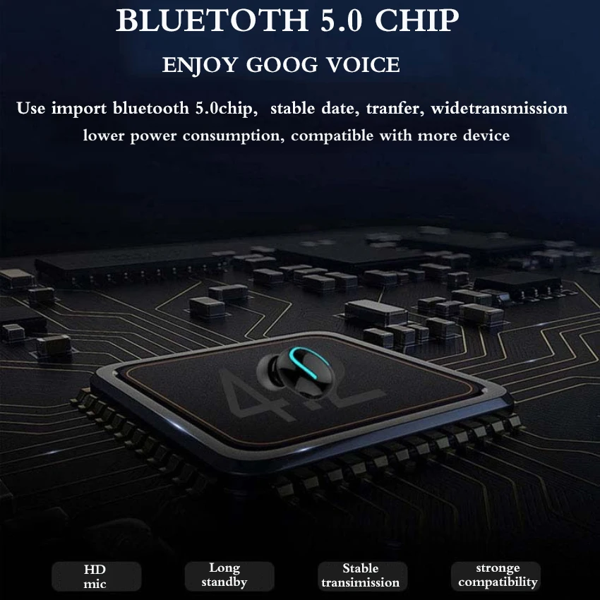 CBAOOO TWS-Q32 Bluetooth 5,0 наушники стерео IPX5 водонепроницаемые наушники мини Беспроводной Спорт гарнитура наушники с микрофоном для телефона