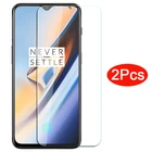 Защитное стекло для Oneplus 7, 2 шт., закаленное стекло для Oneplus 7, защитная пленка 6,5