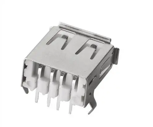 10 шт./лот USB 2 0 гнездо типа A под прямым углом 90 градусов гнездовой разъем |