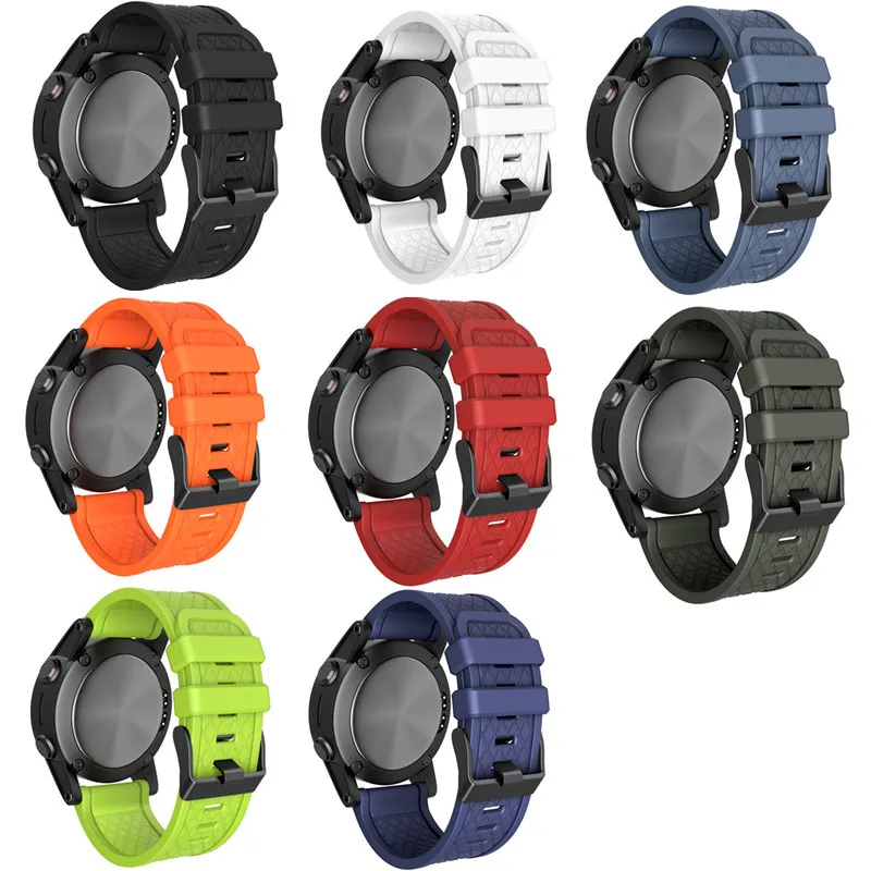Ремешок силиконовый ДЛЯ Fenix 2/5x/5x Plus/3/3 HR 26 мм | Наручные часы