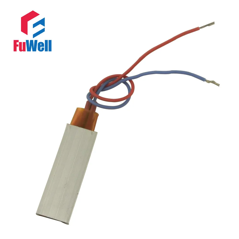 Нагревательная пластина PTC 60x21x5 мм 12 В 65 градусов Нагреватель постоянного