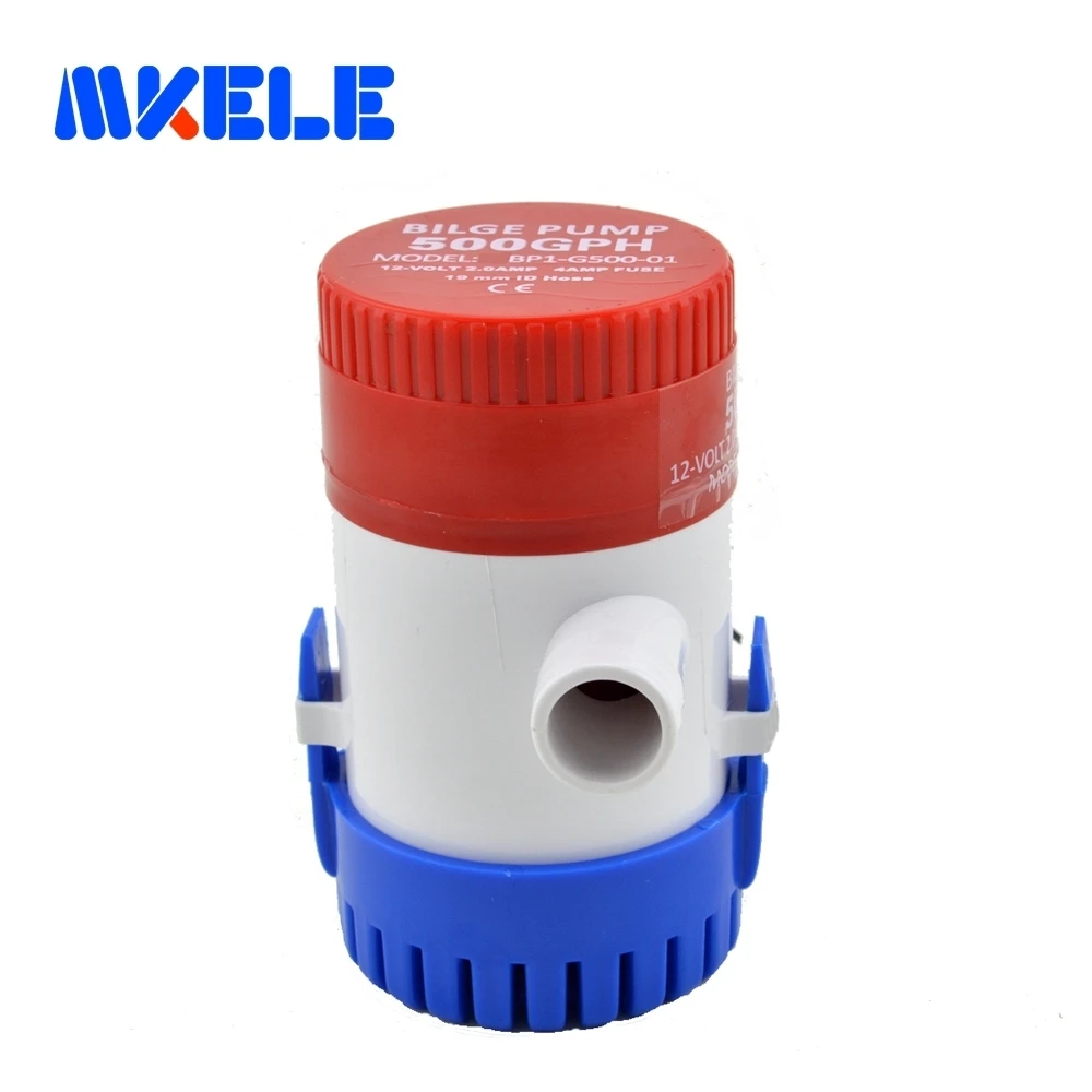 New 12/24V Submersible pump yacht drainage Fishing Boat Water Bilge Pump marine 500GPH 1900LPH Hotsale Durable GT56 TK0996 | Обустройство