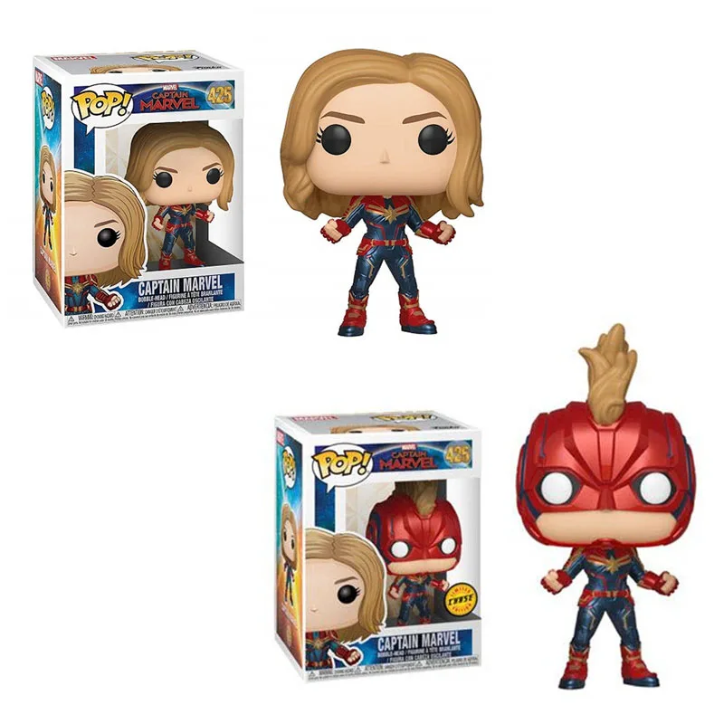 Funko pop Мстители 4: Endgame капитан Марвел Виниловая фигурка Коллекционная модель
