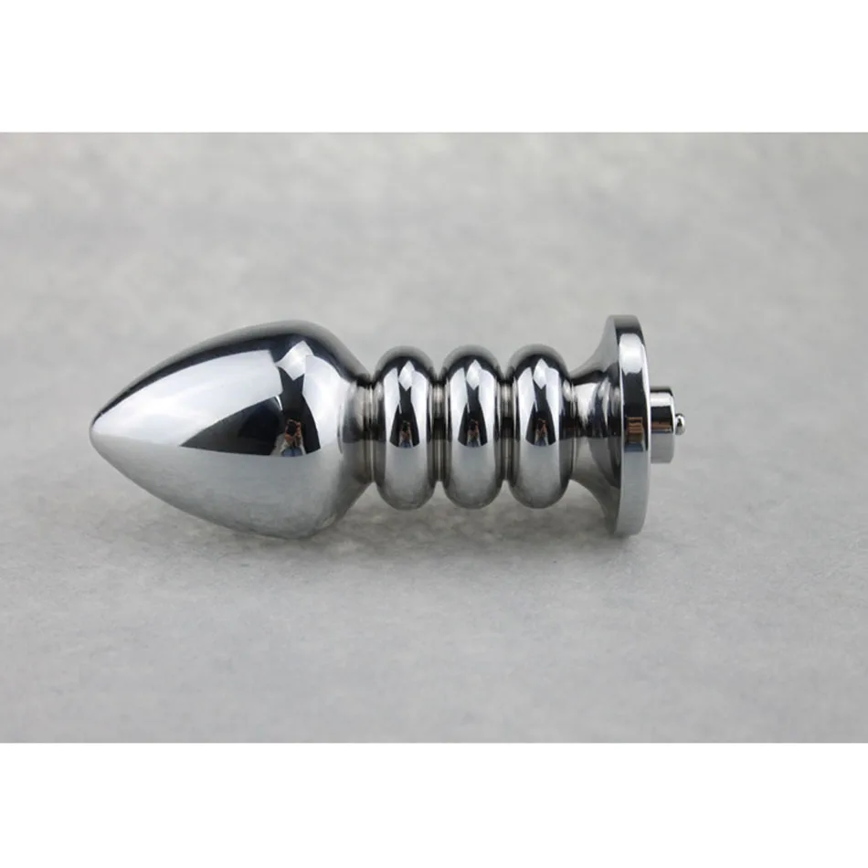 Электрошок используются Металлические анальные игрушки Анальная пробка