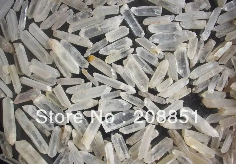 1 кг (2.2LB) необработанные натуральные маленькие прозрачные кварцевые хрустальные
