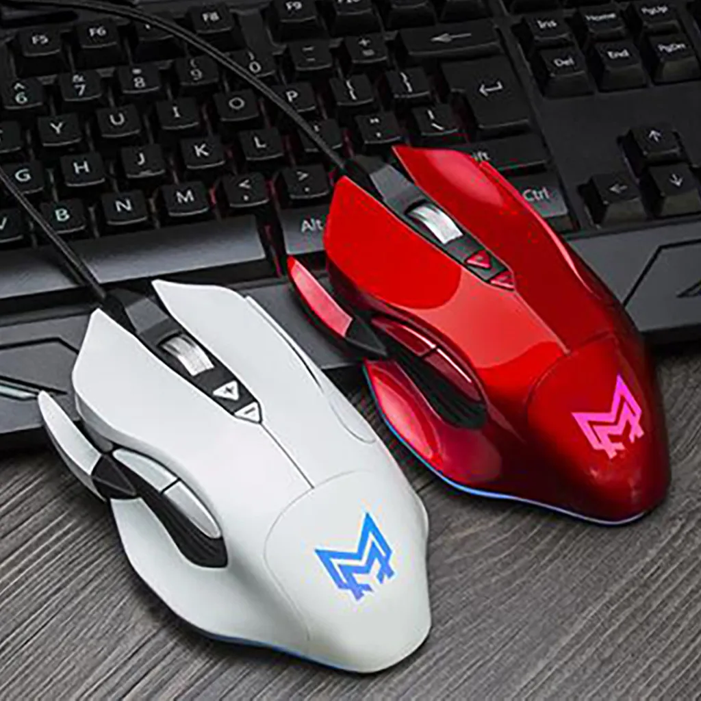 ZELOTES T 80 игровая мышь 7200 точек/дюйм подсветка многоцветная светодиодная