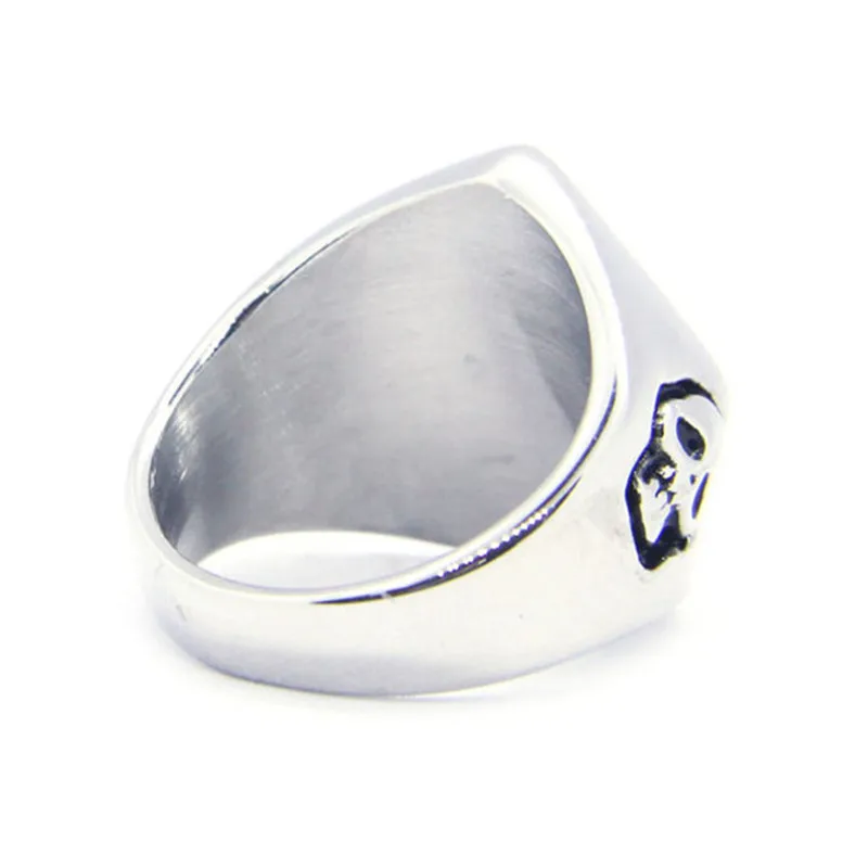 Rany &amp Roy новинка кольцо с черепом № 13 из нержавеющей стали 316L модная Байкерская