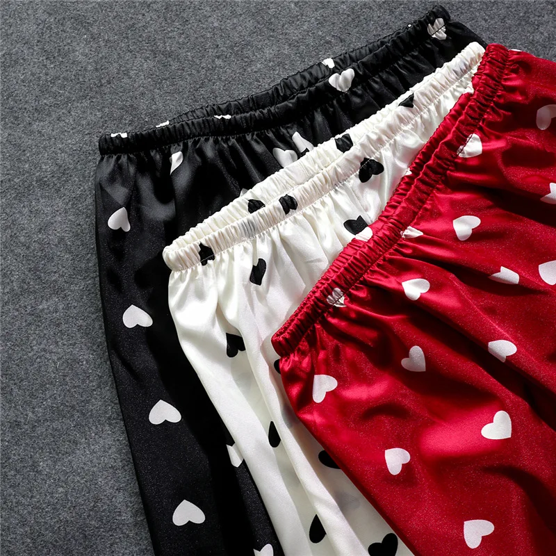 Пикантные красные туфли женские рубашка и штаны пижамные комплекты одежда для