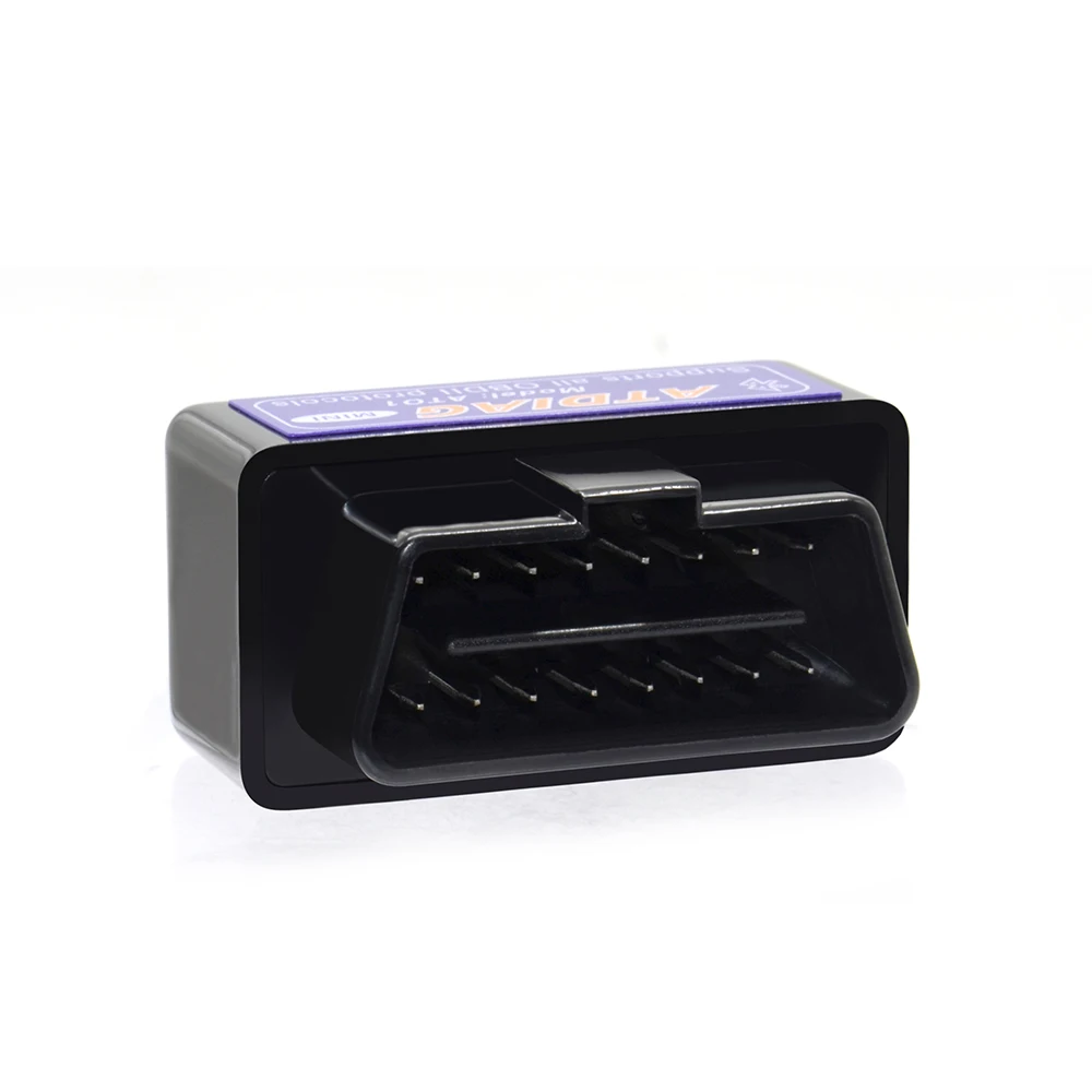 Супер Мини ELM327 Bluetooth OBD2 V2.1 Автомобильный диагностический интерфейс ELM 327 OBDII белый умный беспроводной сканер