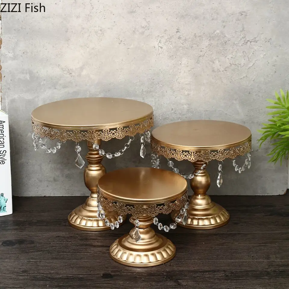 Подставка для свадебного торта золотой поднос кексов инструменты с кружевными