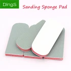 Пилка для ногтей двусторонняя, буферный блок, шлифовальный круг, Полировальный Инструмент для педикюра, маникюра, деревообработки, 5 шт.