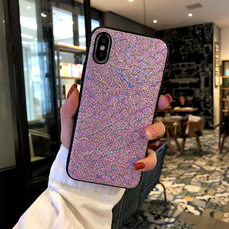Огонь Bling силиконовый чехол для телефона iphone 7 Чехол X 6 S 8 Plus чехлы Модные