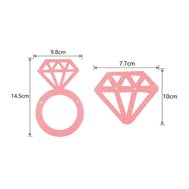 Бриллиантовое кольцо с блестками для невесты 3 м | Дом и сад