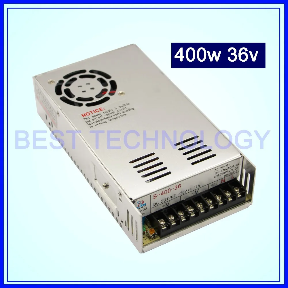 Импульсный источник питания 400 Вт 36 В блок постоянного тока с одним выходом! Для
