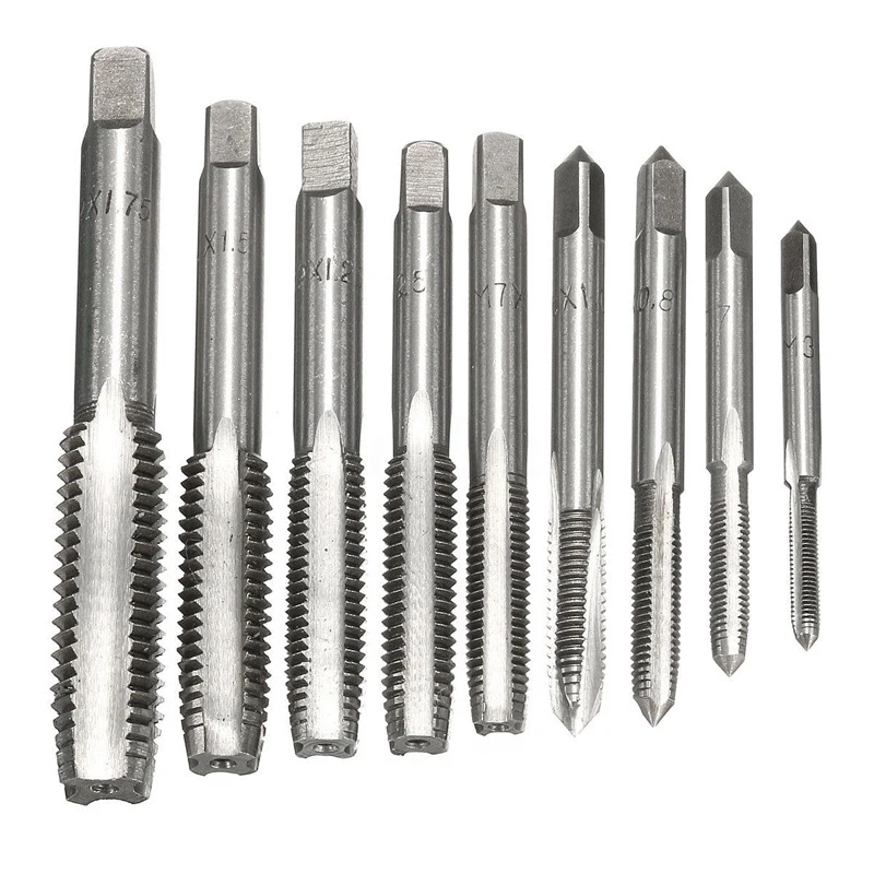 Jewii 10/20 шт наёмите набора пресс-форм, M3-M12 Резьбовая Метрическая кран гаечный ключ умирает DIY комплект ключ, дюймовый стандарт винтовой резьбы ручной инструмент сплав металла