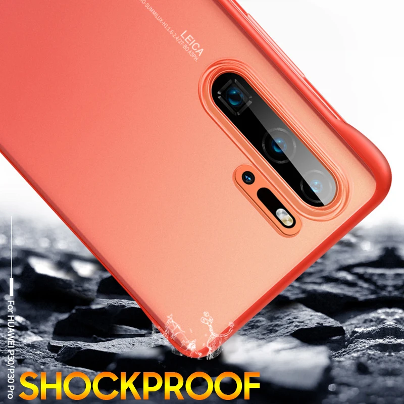 Для HUAWEI P20 P30 MATE 10 20 X Pro Чехол безрамный Бампер Ультра тонкий противоударный чехол для телефона NOVA 3 3i 4 5 Honor 20 V20 Pro Чехол
