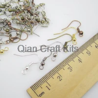 2000pcs mix color plated earring hooks high quality lead and nickel free earring findings goldsilverbronzerhodium mix