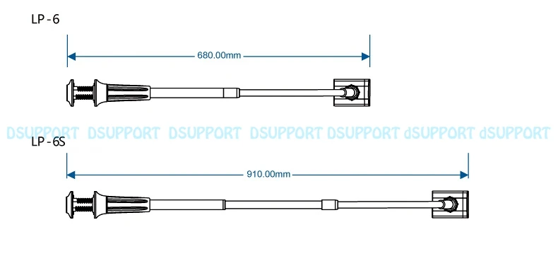 LP 6S Универсальный гибкий держатель для планшета ПК из алюминиевого сплава 7 10
