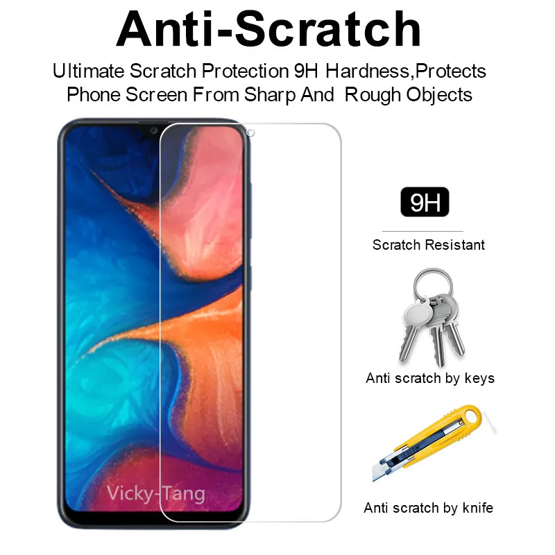 2 шт закаленное стекло для Samsung Galaxy A10 ультра-тонкий протектор экрана пленка A105F |