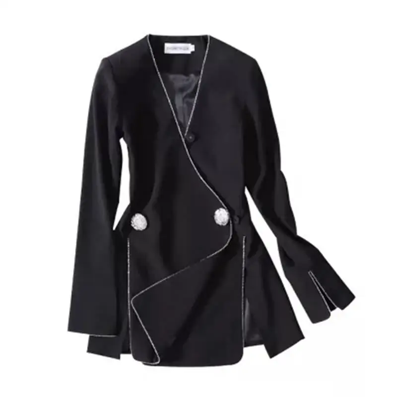 

Fashion Blazers female jacket coat women New Summer Korean version of the wild loose black suit casual chic small suit female