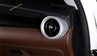 lapetus interior refit kit dashboard ac air outlet vent ring frame cover trim fit for alfa romeo stelvio 2017 2018 2019 2020