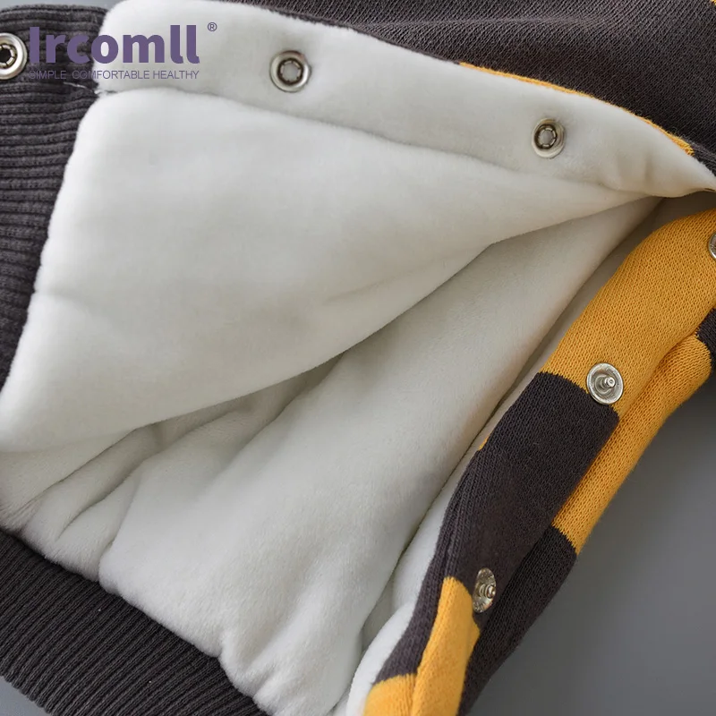 Ircomll осень зима Детский комбинезон для мальчиков новорожденных теплая одежда