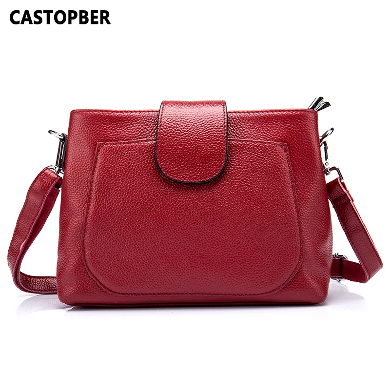 Женская сумка мессенджер из натуральной коровьей кожи на молнии|designer crossbody|designer