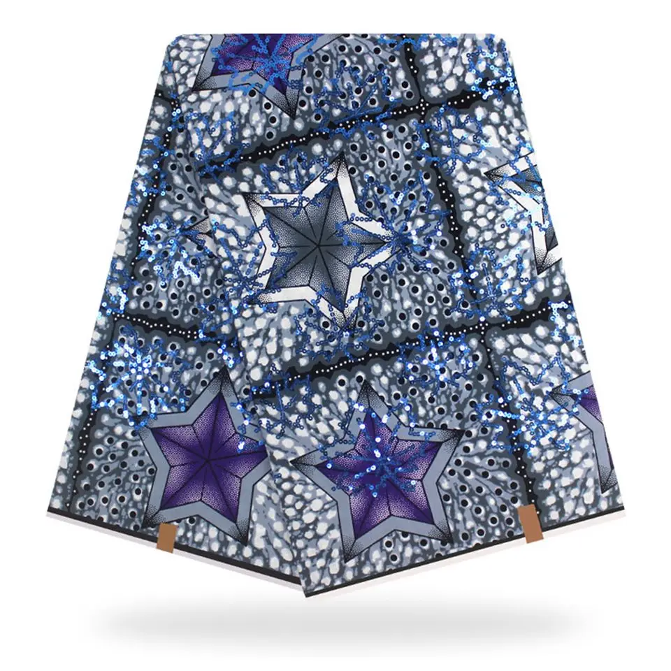 Новейшая африканская ткань 100% хлопок батик воск печатает Kitenge/Pagnes/Kikwembe вышитые