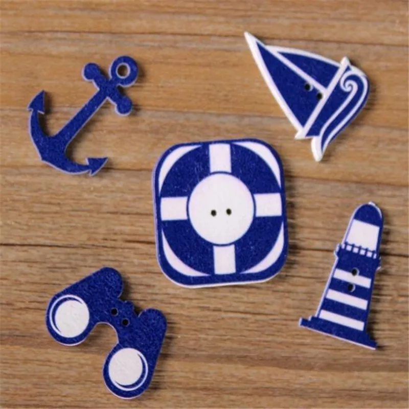 6 шт. точная картина деревянная кнопка навигации серия шаблон костюм комбинация