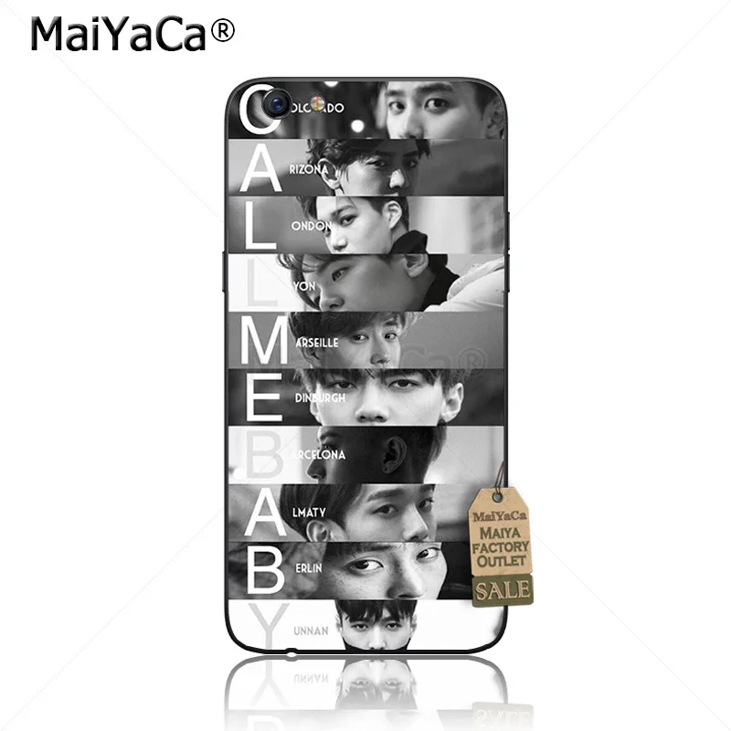 MaiYaCa pop exo Lucky een черный мягкий ТПУ чехол для телефона Аксессуары OPPO R9s R11 R9 R15 ЧЕХОЛ