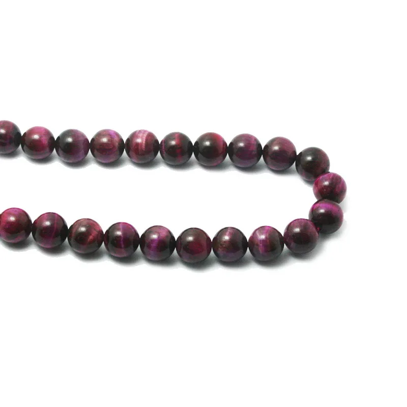 Бусины из натурального камня тигровый глаз окрашенные Круглые бусины россыпью