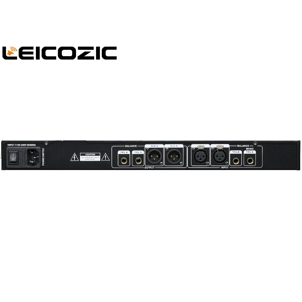 Leicozic DEQ-2310S цифровой эквалайзер Двойной 31 полосы эквалайзер ПК программное обеспечение эквалайзер Аудио prfofessional аудио эквалайзеры