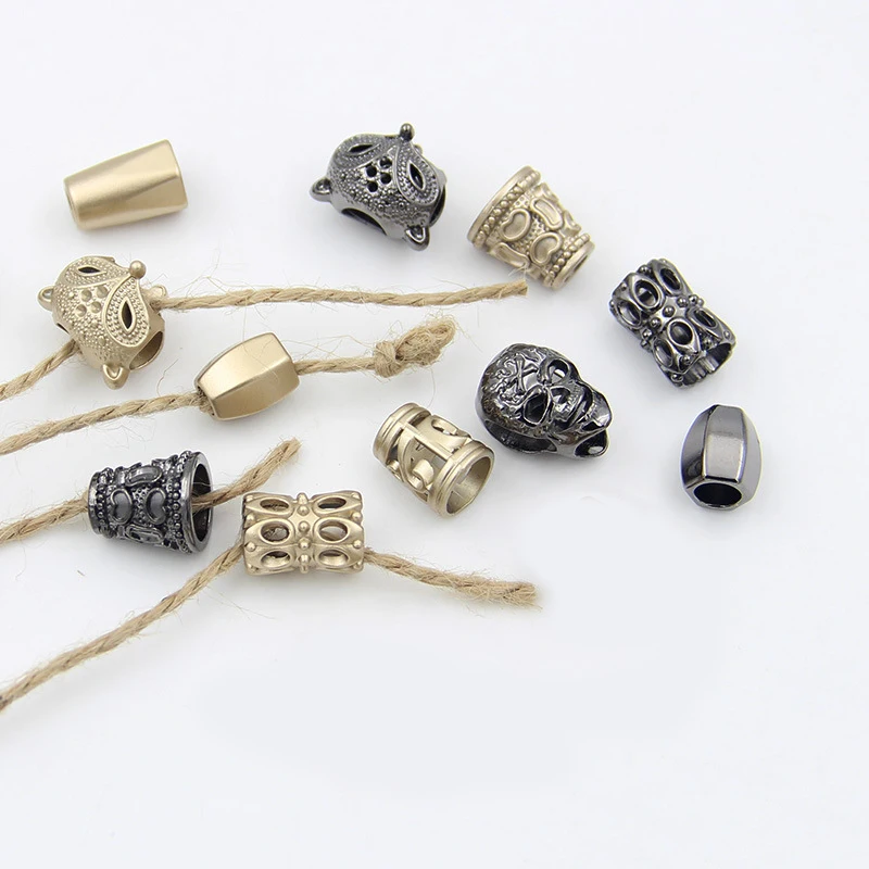 10 шт. Череп Металл Зажим для лямок рюкзака модная одежда веревка замок зажимы