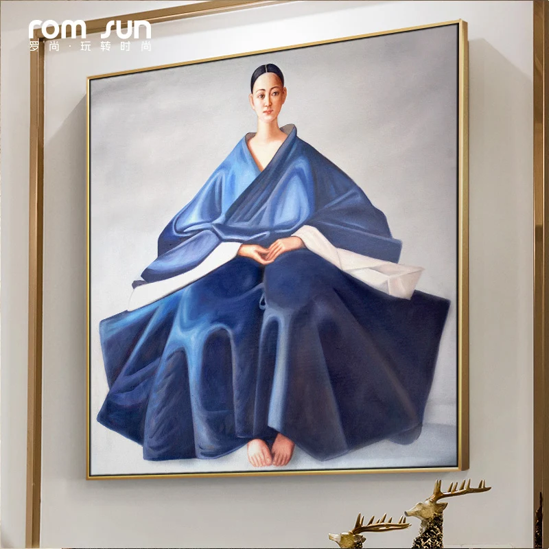 Корейская японская Картина на холсте Восточная классическая женщина искусство