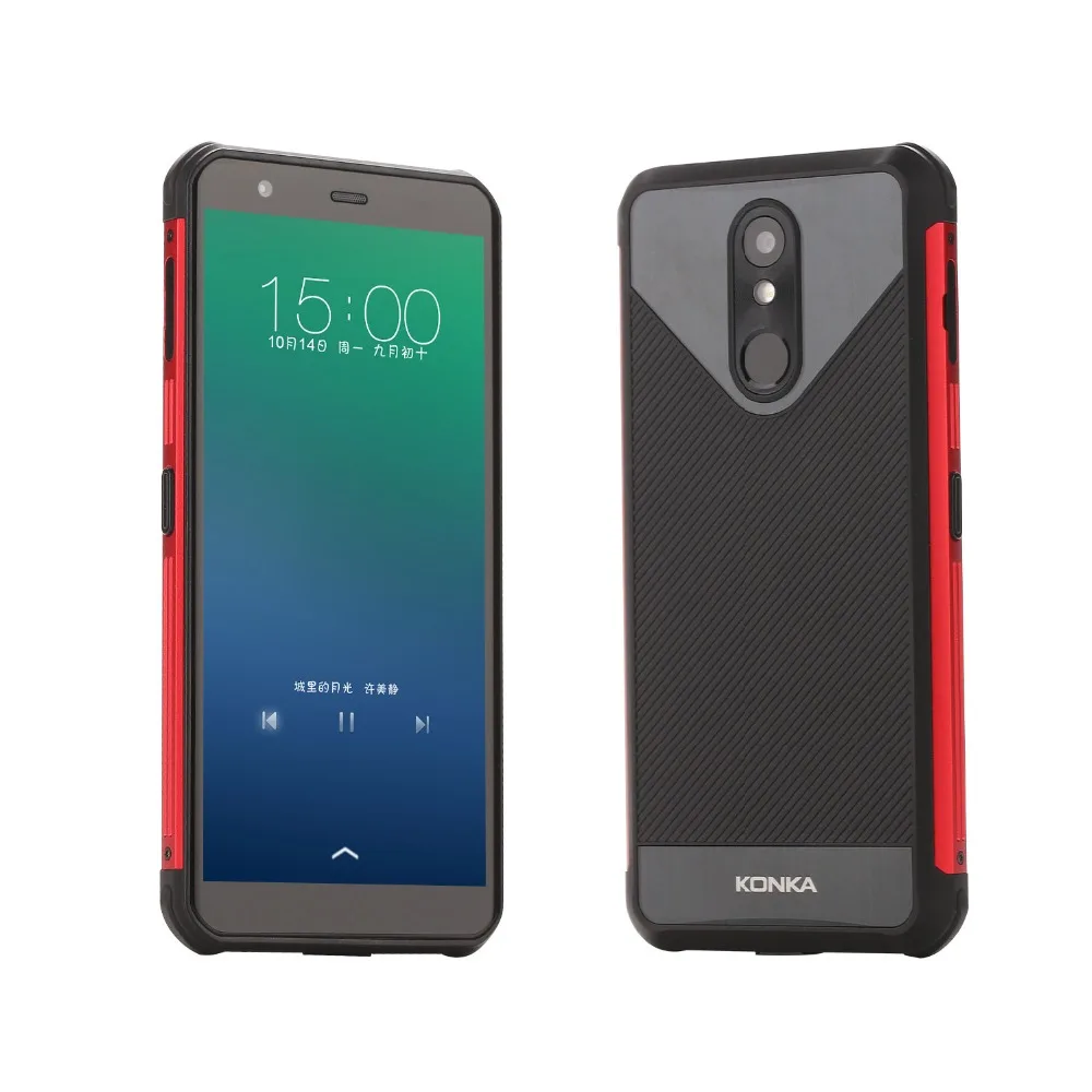 IP68 смартфон водонепроницаемый 6,0 дюймовый четырехъядерный 2 ГБ+ 16 ГБ Android 8,1 мобильный телефон с функцией распознавания лица и отпечатков пальцев Konka RU1