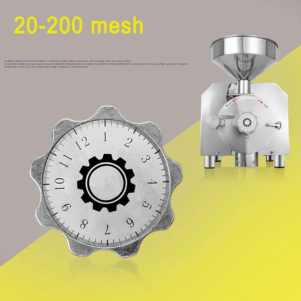 2200W Еда шлифовальная машина сухой зерна фасоли комбинированная пшеничной муки