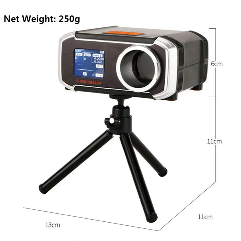 WST LCD Display Speedometer PP Bluetooth Synchronization Eight Language Speed Hunting Tactical Air Gun Tester | Спорт и развлечения