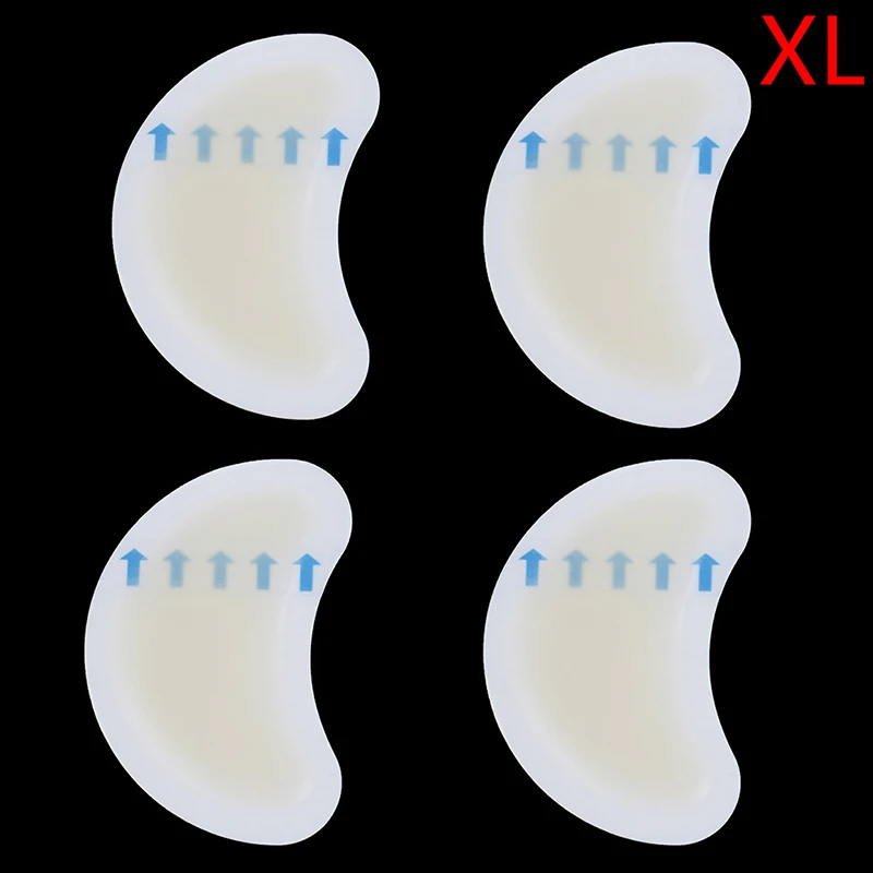 XL 4 шт./компл. клей гидроколлоидная гель в блистерной упаковке штукатурка на плоской подошве носить наклейка пятки патч для педикюра штукатурка, забота о ногах инструменты - Цвет: XL