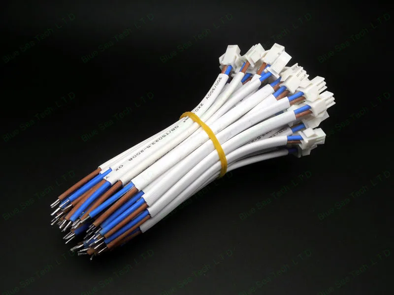 2Pin/way белый 2 54 мм SM 2P штекер с кабелем 12 см для электронной цепи